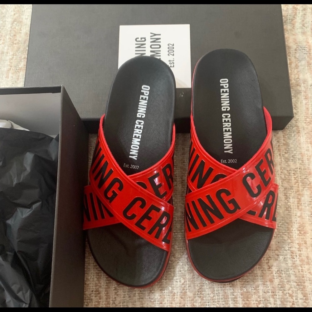 Opening Ceremony slides and tote